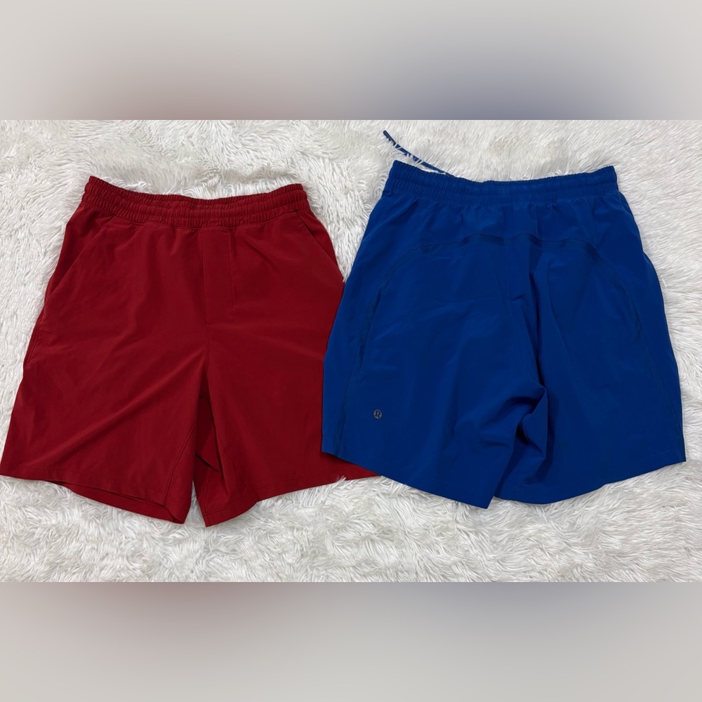 Bundle lululemon athletica Red and Blue Men's Athletic Shorts